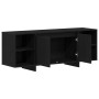 Stand para TV - Roble Negro - 120x30x40.5 cm - Hecho de Madera Elaborada de , Muebles TV - Ref: Foro24-862710, Precio: 94,54 ...