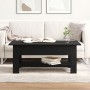 Mesa de café negra de roble, 102x55x42 cm, de madera de ingeniería de , Mesas de centro - Ref: Foro24-862711, Precio: 70,82 €...