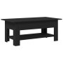 Mesa de café negra de roble, 102x55x42 cm, de madera de ingeniería de , Mesas de centro - Ref: Foro24-862711, Precio: 70,82 €...
