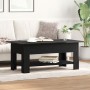 Mesa de café negra de roble, 102x55x42 cm, de madera de ingeniería de , Mesas de centro - Ref: Foro24-862711, Precio: 70,82 €...