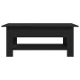 Mesa de café negra de roble, 102x55x42 cm, de madera de ingeniería de , Mesas de centro - Ref: Foro24-862711, Precio: 70,82 €...