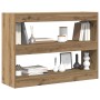 Estantería/Divisor de habitación - Roble artesanal - 100x30x72 cm - Hecho de madera elaborada de , Librerías y estanterías - ...