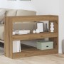 Estantería/Divisor de habitación - Roble artesanal - 100x30x72 cm - Hecho de madera elaborada de , Librerías y estanterías - ...