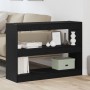 Librero/Divisor de espacio Negro Roble 100x30x72 cm Madera elaborada de , Librerías y estanterías - Ref: Foro24-862723, Preci...