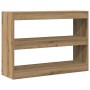 Estantería/Divisor de habitación - Roble artesanal - 100x30x72 cm - Hecho de madera elaborada de , Librerías y estanterías - ...