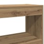 Estantería/Divisor de habitación - Roble artesanal - 100x30x72 cm - Hecho de madera elaborada de , Librerías y estanterías - ...