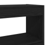 Librero/Divisor de espacio Negro Roble 100x30x72 cm Madera elaborada de , Librerías y estanterías - Ref: Foro24-862723, Preci...