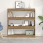 Armario de Libros/División de Espacio en Roble Artesanal - 100x30x103cm, Hecho de Madera Diseñada de , Librerías y estantería...