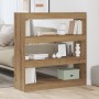 Armario de Libros/División de Espacio en Roble Artesanal - 100x30x103cm, Hecho de Madera Diseñada de , Librerías y estantería...