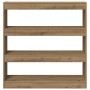 Armario de Libros/División de Espacio en Roble Artesanal - 100x30x103cm, Hecho de Madera Diseñada de , Librerías y estantería...