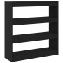 Mueble para libros / Separador de ambientes Roble negro 100x30x103cm Madera resistente de , Librerías y estanterías - Ref: Fo...