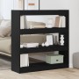 Mueble para libros / Separador de ambientes Roble negro 100x30x103cm Madera resistente de , Librerías y estanterías - Ref: Fo...