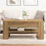 Mesa de café de roble Artisan 102x55x45 cm de madera ingenierizada de , Mesas de centro - Ref: Foro24-862728, Precio: 78,01 €...