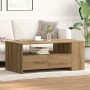 Mesa de Café - Roble Artesanal - 102x55x43.5 cm - Hecha de Madera Elaborada de , Mesas de centro - Ref: Foro24-862732, Precio...