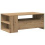 Mesa de Café - Roble Artesanal - 102x55x43.5 cm - Hecha de Madera Elaborada de , Mesas de centro - Ref: Foro24-862732, Precio...