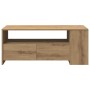 Mesa de Café - Roble Artesanal - 102x55x43.5 cm - Hecha de Madera Elaborada de , Mesas de centro - Ref: Foro24-862732, Precio...