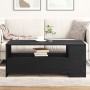 Mesa de Café de Roble Negro 102x55x43.5 cm Hecha de Madera Ingenierizada de , Mesas de centro - Ref: Foro24-862733, Precio: 1...