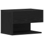Armario de Noche de Pared de en Madera de Roble Negro de , Mesitas de noche - Ref: Foro24-862734, Precio: 44,93 €, Descuento:...