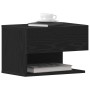 Armario de Noche de Pared de en Madera de Roble Negro de , Mesitas de noche - Ref: Foro24-862734, Precio: 44,93 €, Descuento:...