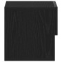 Armarios de Noche Montados en la Pared de (Juego de 2) - Madera de Roble Negre de , Mesitas de noche - Ref: Foro24-862735, Pr...