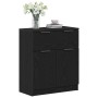 Aparador de roble negro 60x30x70 cm de madera elaborada de , Aparadores - Ref: Foro24-862738, Precio: 70,98 €, Descuento: %