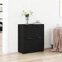 Aparador de roble negro - 60 x 30 x 70 cm - Hecho de madera elaborada de , Aparadores - Ref: Foro24-862739, Precio: 66,14 €, ...