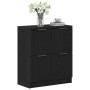 Aparador de roble negro - 60 x 30 x 70 cm - Hecho de madera elaborada de , Aparadores - Ref: Foro24-862739, Precio: 66,14 €, ...