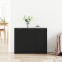 Aparador Negro de Roble 90,5x30x70 cm Madera Elaborada de , Aparadores - Ref: Foro24-862740, Precio: 99,96 €, Descuento: -5%%