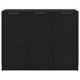 Aparador Negro de Roble 90,5x30x70 cm Madera Elaborada de , Aparadores - Ref: Foro24-862740, Precio: 99,96 €, Descuento: -5%%
