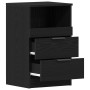 Mesas de Noche 2 pcs Negro Roble 40x35x65 cm Madera Elaborada de , Mesitas de noche - Ref: Foro24-862742, Precio: 126,18 €, D...