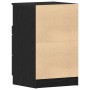 Mesas de Noche 2 pcs Negro Roble 40x35x65 cm Madera Elaborada de , Mesitas de noche - Ref: Foro24-862742, Precio: 126,18 €, D...