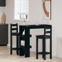 Mesa de Bar - Roble Negro - 102x55x103.5 cm - Hecha de Madera Elaborada de , Mesas de cocina y de comedor - Ref: Foro24-86274...