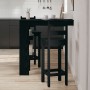 Mesa de Bar - Roble Negro - 102x55x103.5 cm - Hecha de Madera Elaborada de , Mesas de cocina y de comedor - Ref: Foro24-86274...