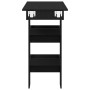 Mesa de Bar - Roble Negro - 102x55x103.5 cm - Hecha de Madera Elaborada de , Mesas de cocina y de comedor - Ref: Foro24-86274...