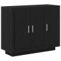 Aparador Negro Roble 92x35x75 cm Madera Ingenierizada de , Aparadores - Ref: Foro24-862750, Precio: 98,83 €, Descuento: -5%%