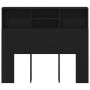 Cabecero  Gabinete Negro Roble 120x19x103.5 cm Madera Elaborada | Foro24.es | Tu tienda online para hogar, jardín y más Foro24.es