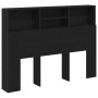 Cabecero - Roble Negro, 140x19x103.5 cm, Hecho de Madera Elaborada de , Cabeceros y pies de cama - Ref: Foro24-862752, Precio...