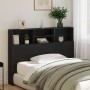 Cabecero - Roble Negro, 140x19x103.5 cm, Hecho de Madera Elaborada de , Cabeceros y pies de cama - Ref: Foro24-862752, Precio...