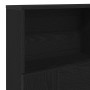Cabecero - Roble Negro, 140x19x103.5 cm, Hecho de Madera Elaborada de , Cabeceros y pies de cama - Ref: Foro24-862752, Precio...