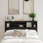 Cabecera de en Roble Negro - 160x19x103.5 cm Hecha de Madera Ingeniería de , Cabeceros y pies de cama - Ref: Foro24-862753, P...