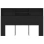 Cabecera de en Roble Negro - 160x19x103.5 cm Hecha de Madera Ingeniería de , Cabeceros y pies de cama - Ref: Foro24-862753, P...