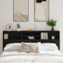 Cabecero de roble negro , 200x19x103.5 cm, Madera elaborada de , Cabeceros y pies de cama - Ref: Foro24-862755, Precio: 103,4...