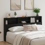 Cabecero de roble negro , 200x19x103.5 cm, Madera elaborada de , Cabeceros y pies de cama - Ref: Foro24-862755, Precio: 103,4...