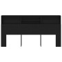 Cabecero de roble negro , 200x19x103.5 cm, Madera elaborada de , Cabeceros y pies de cama - Ref: Foro24-862755, Precio: 103,4...