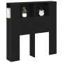 Cabecera de cama Negro Roble 100x19x104.5 cm Hecha de Madera Elaborada de , Cabeceros y pies de cama - Ref: Foro24-862756, Pr...