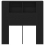 Cabecera de cama Negro Roble 100x19x104.5 cm Hecha de Madera Elaborada de , Cabeceros y pies de cama - Ref: Foro24-862756, Pr...