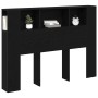 Cabecera de Roble Negro de - 140x19x104.5 cm - Hecha de Madera Ingenierizada de , Cabeceros y pies de cama - Ref: Foro24-8627...