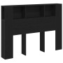 Cabecera de Roble Negro de - 140x19x104.5 cm - Hecha de Madera Ingenierizada de , Cabeceros y pies de cama - Ref: Foro24-8627...