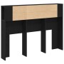 Cabecera de Roble Negro de - 140x19x104.5 cm - Hecha de Madera Ingenierizada de , Cabeceros y pies de cama - Ref: Foro24-8627...