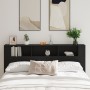 Cabecero Negro Roble 200x18,5x104,5 cm de , Cabeceros y pies de cama - Ref: Foro24-862760, Precio: 94,25 €, Descuento: %